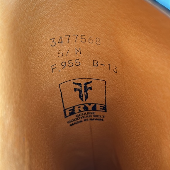 New Frye Dorado Tall Black Knee High Riding Boots Size 5.5 - Picture 6 of 10